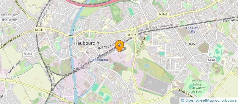 localisation de l'entreprise SCI DES CARRIERES  HAUBOURDIN