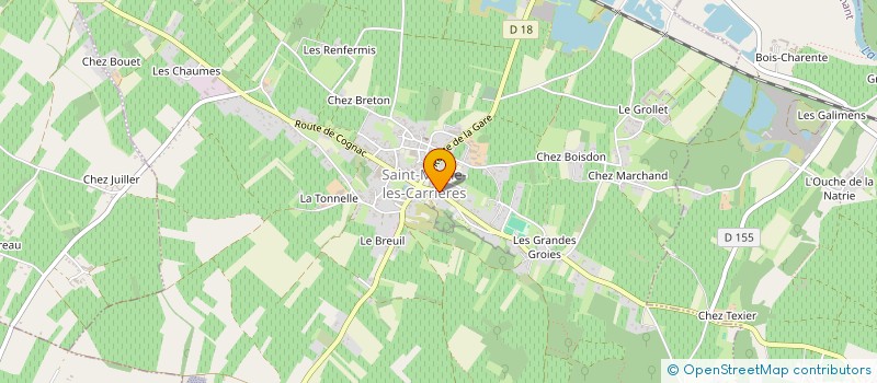 localisation de l'entreprise SCI DES CARRIERES à SAINT-MEME-LES-CARRIERES