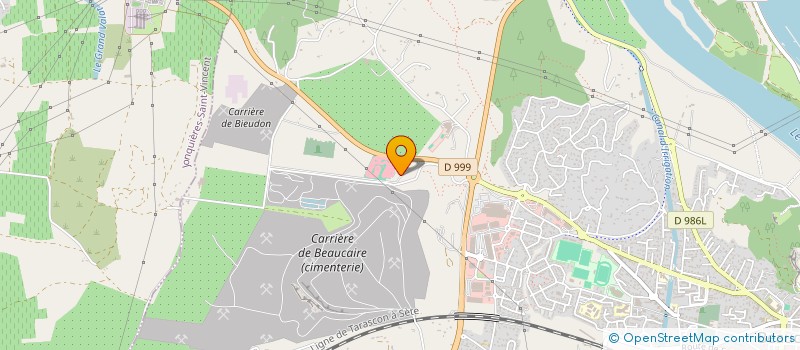 localisation de l'entreprise SCI DES CARRIERES  BEAUCAIRE