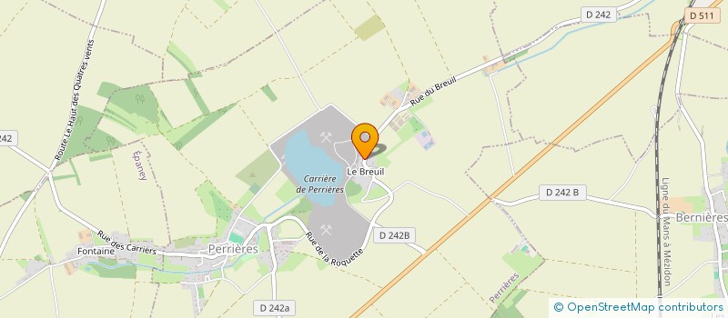 localisation de l'entreprise SCI DES CARRIERS  PERRIERES