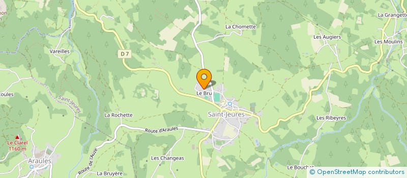 localisation de l'entreprise SCI DES CARRIERS  SAINT-JEURES