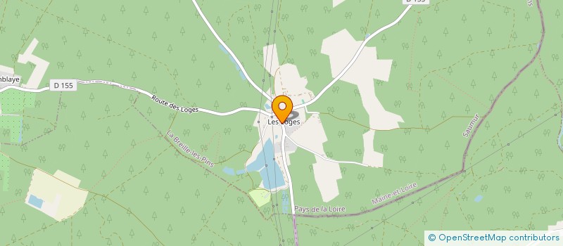 localisation de l'entreprise SCI DES CARTES  NOYANT-VILLAGES