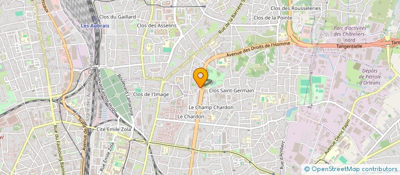 localisation de l'entreprise SCI DES CASCADES à ORLEANS