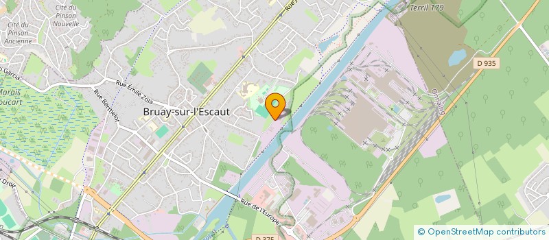 localisation de l'entreprise SCI DES CASCADEURS  BRUAY-SUR-L'ESCAUT