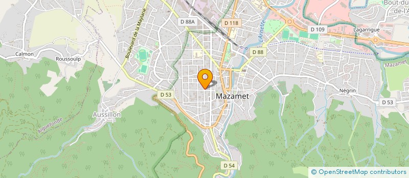 localisation de l'entreprise SCI DES CASERNES à MAZAMET
