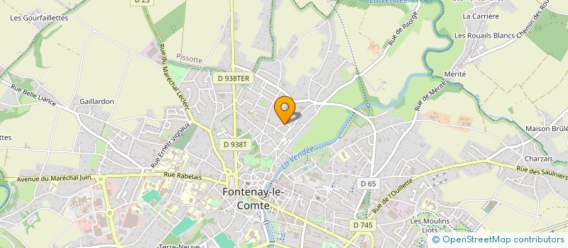 localisation de l'entreprise SCI DES CASTORS  FONTENAY-LE-COMTE
