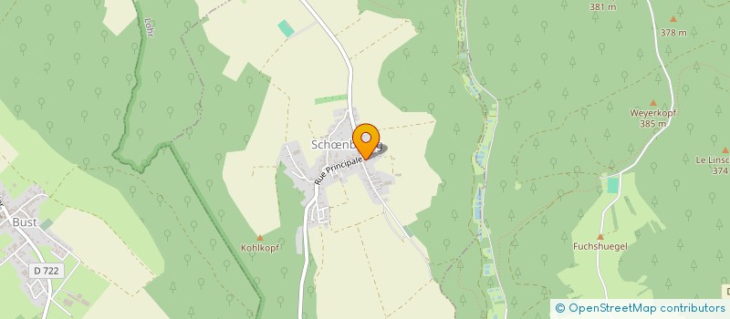 localisation de l'entreprise SCI DES CASTORS  SCHNBOURG