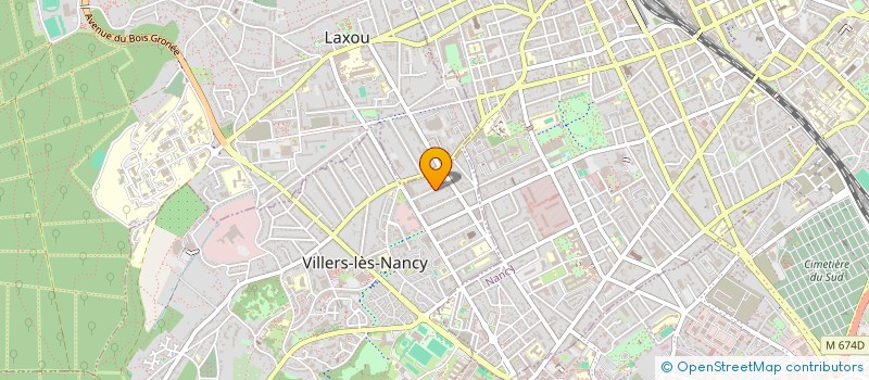 localisation de l'entreprise SCI DES CAVES  NANCY