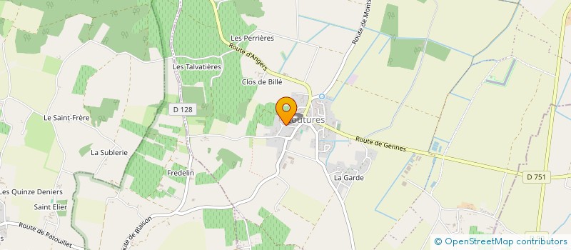 localisation de l'entreprise SCI DES CAVES à GENNES-VAL-DE-LOIRE