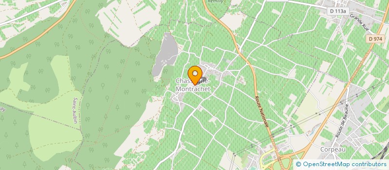 localisation de l'entreprise SCI DES CAVES CARILLON  PULIGNY-MONTRACHET