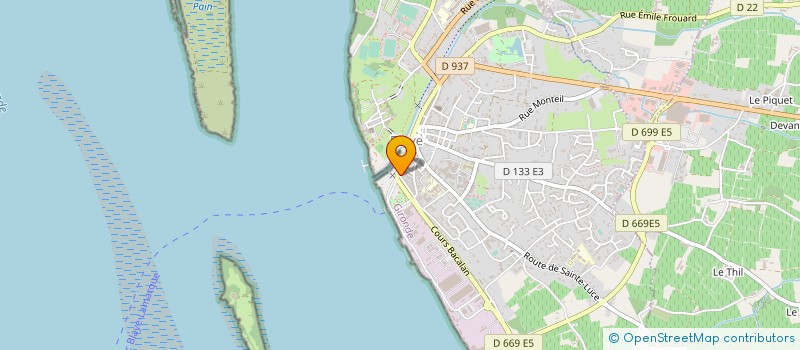 localisation de l'entreprise SCI DES CAVES DE LA CITADELLE à BLAYE