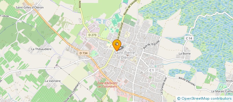 localisation de l'entreprise SCI DES CAYANNES  SAINT-PIERRE-D'OLERON