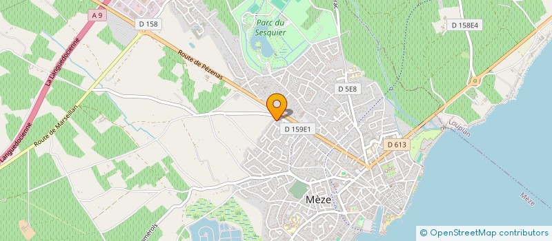 localisation de l'entreprise SCI DES CAYLIS à MEZE