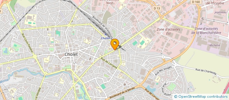 localisation de l'entreprise SCI DES CEDRES à CHOLET