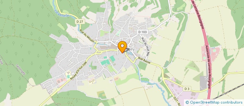 localisation de l'entreprise SCI DES CEDRES  SELONGEY