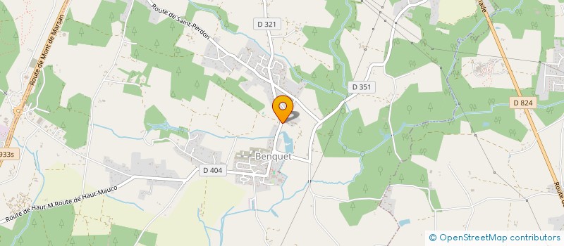 localisation de l'entreprise SCI DES CEDRES  BENQUET