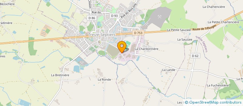 localisation de l'entreprise SCI DES CEDRES à TREIZE-SEPTIERS