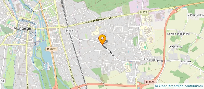 localisation de l'entreprise SCI DES CEDRES  AMILLY