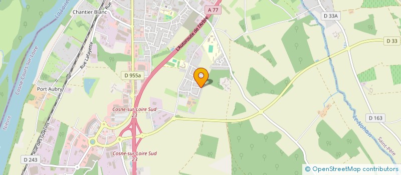 localisation de l'entreprise SCI DES CEDRES à COSNE-COURS-SUR-LOIRE