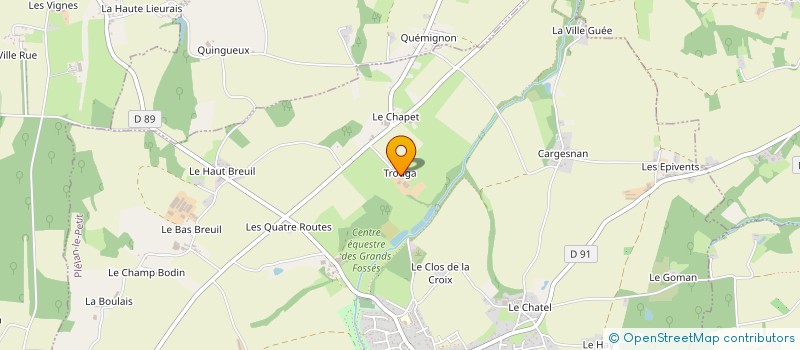 localisation de l'entreprise SCI DES CELTES FERRES  PLELAN-LE-PETIT