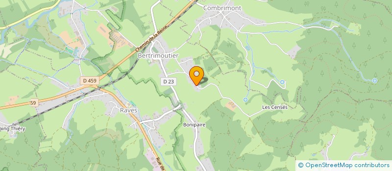 localisation de l'entreprise SCI DES CENSES  BERTRIMOUTIER