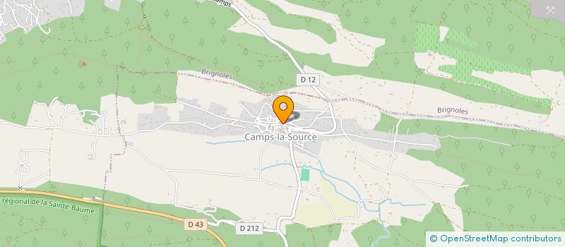 localisation de l'entreprise SCI DES CENSIERS à BRIGNOLES