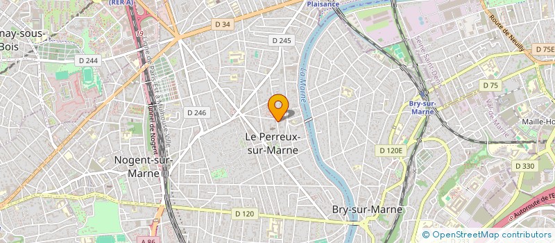 localisation de l'entreprise SCI DES CENT MARCHES à LE PERREUX-SUR-MARNE