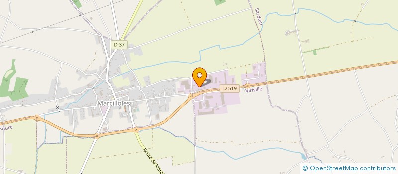 localisation de l'entreprise SCI DES CENTAURES  MARCILLOLES