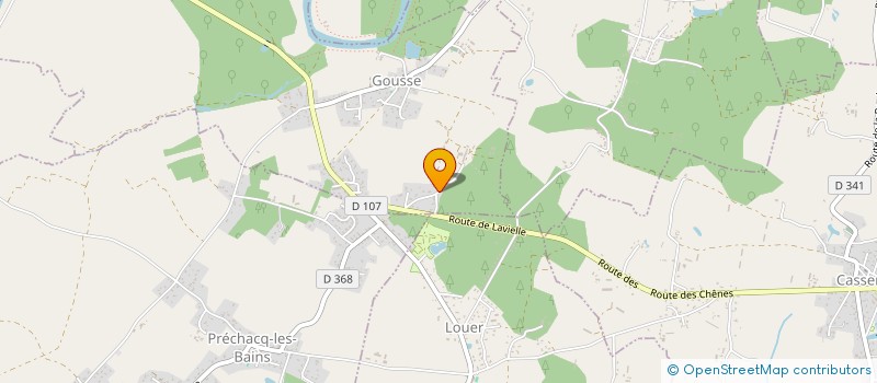 localisation de l'entreprise SCI DES CEPES  GOUSSE