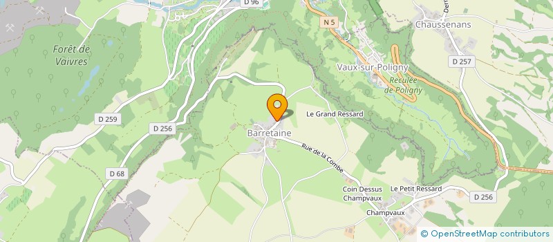 localisation de l'entreprise SCI DES CEPS  BARRETAINE