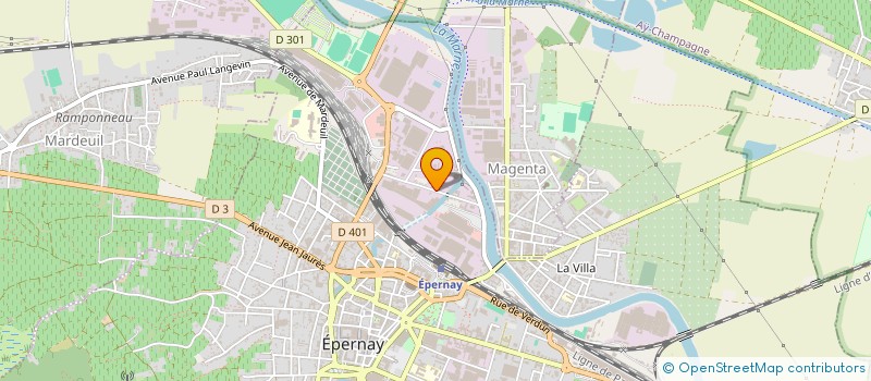 localisation de l'entreprise SCI DES CEPSE à EPERNAY