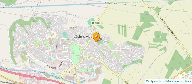 localisation de l'entreprise SCI DES CERCES  L'ISLE-D'ABEAU