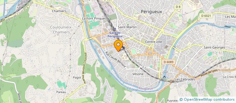 localisation de l'entreprise SCI DES CERISIERS à PERIGUEUX