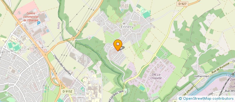 localisation de l'entreprise SCI DES CERISIERS à ENNERY