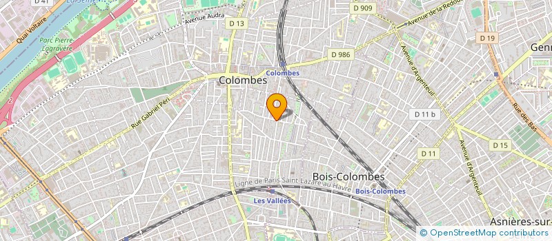 localisation de l'entreprise SCI DES CERISIERS à COLOMBES