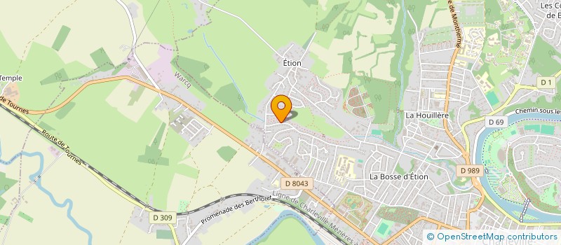 localisation de l'entreprise SCI DES CERISIERS à CHARLEVILLE-MEZIERES