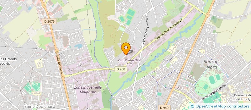 localisation de l'entreprise SCI DES CERISIERS  BOURGES