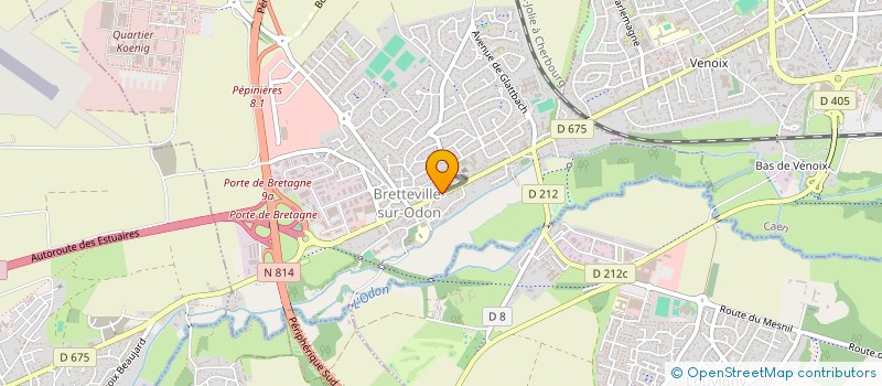 localisation de l'entreprise SCI DES CERISIERS  BRETTEVILLE-SUR-ODON