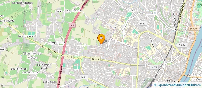 localisation de l'entreprise SCI DES CERISIERS à CHARNAY-LES-MACON