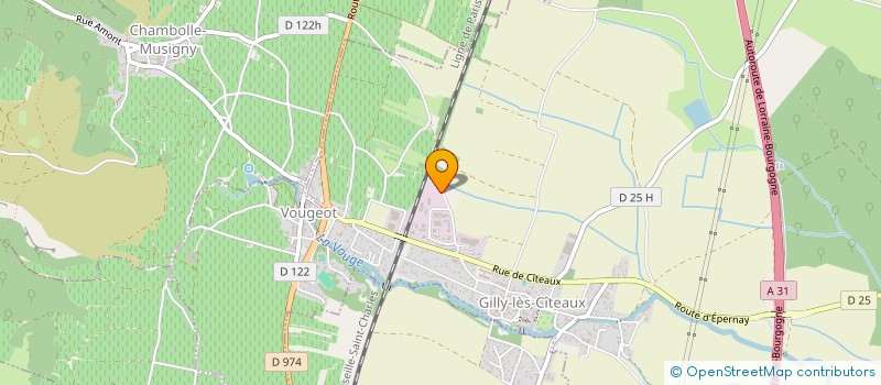 localisation de l'entreprise SCI DES CERISIERS  GILLY-LES-CITEAUX