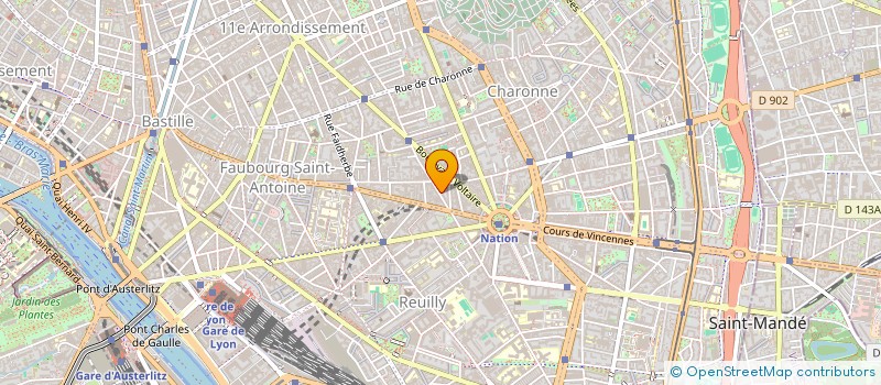 localisation de l'entreprise SCI DES CERISIERS  PARIS