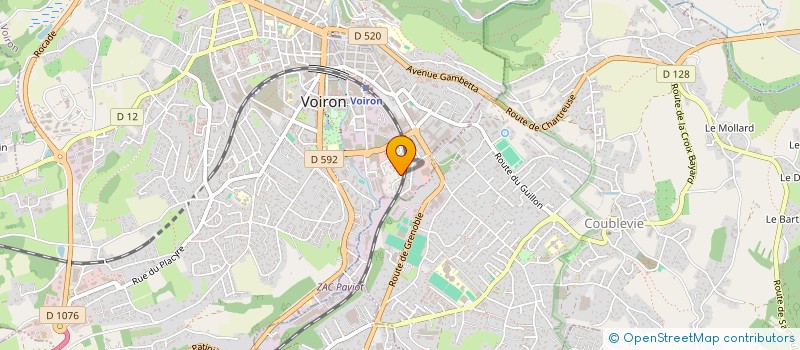 localisation de l'entreprise SCI DES CERNEAUX à VOIRON