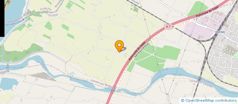 localisation de l'entreprise SCI DES CEVENNES  LIVRON-SUR-DROME