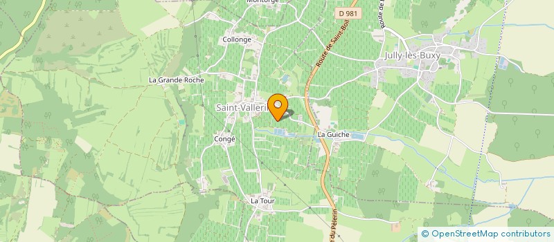 localisation de l'entreprise SCI DES CHAILLOUX  SAINT-BOIL