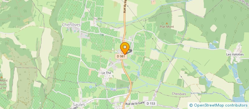 localisation de l'entreprise SCI DES CHAILLOUX  CHENOVES