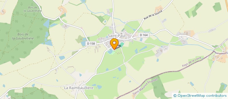 localisation de l'entreprise SCI DES CHAINTRES  SAINT-PAUL-DU-BOIS