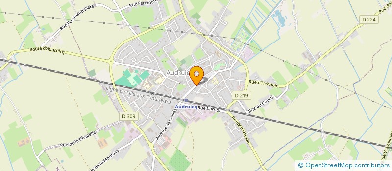 localisation de l'entreprise SCI DES CHAISIERS  GUEMPS