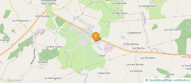 localisation de l'entreprise SCI DES CHAMPAGNES  SAINT-DENOUAL