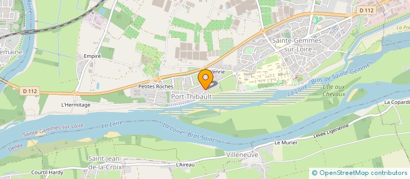 localisation de l'entreprise SCI DES CHAMPIES  SAINTE-GEMMES-SUR-LOIRE