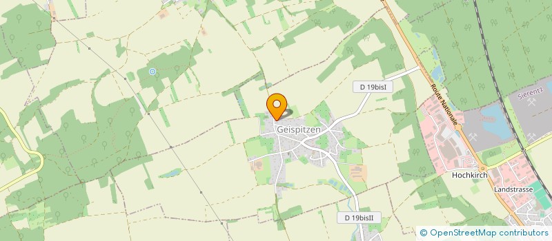 localisation de l'entreprise SCI DES CHAMPS  GEISPITZEN